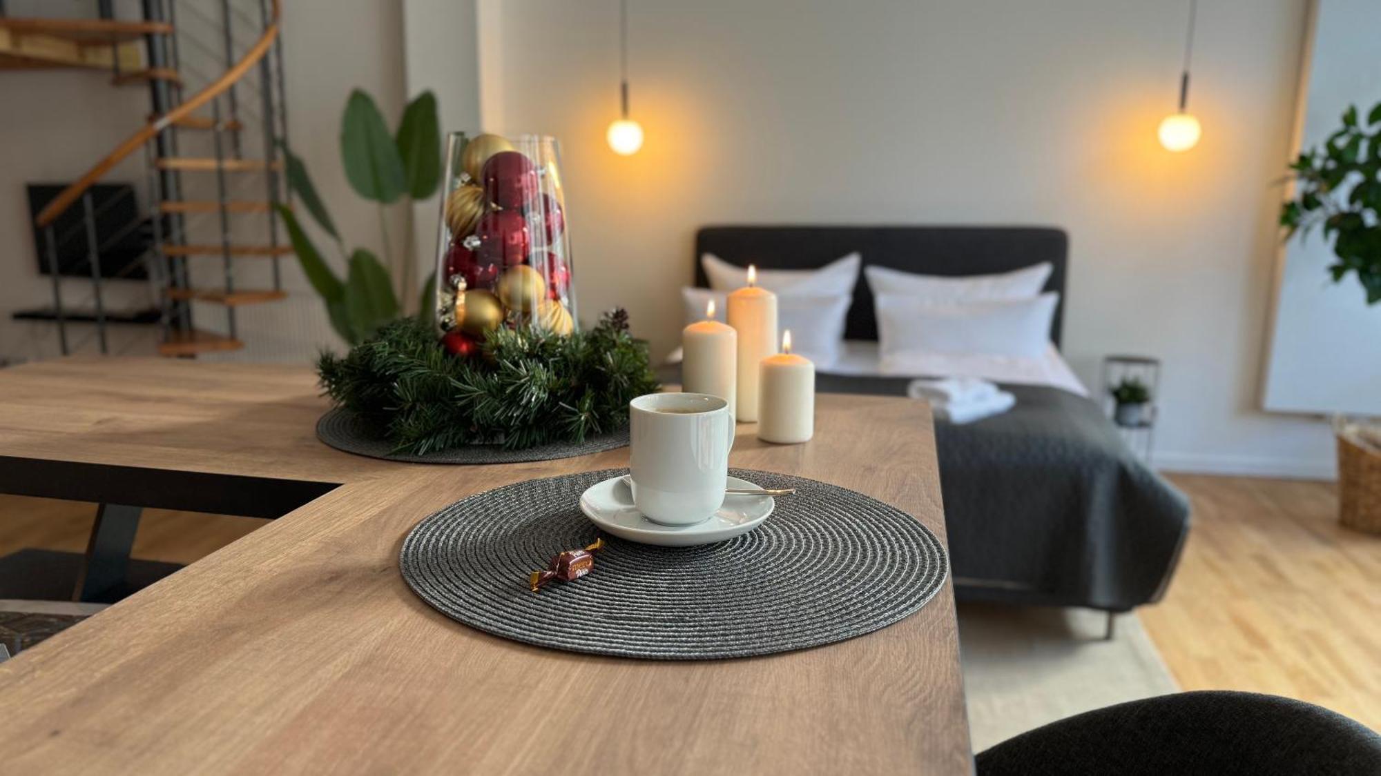 Neu! City-Loft-Apartment Im Goethe Palais I 5P I Lift I Parkplatz I Zentrum I Helios Aue  Kültér fotó